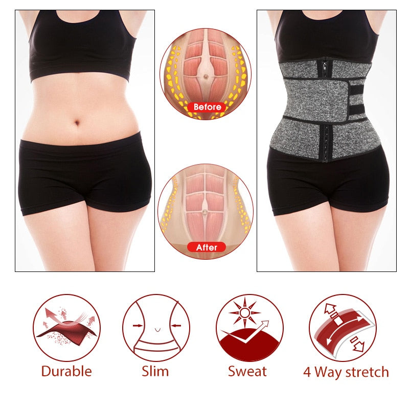 NeoSlim Sauna Waist Trainer | Sweat Belt for Women's Weight Loss