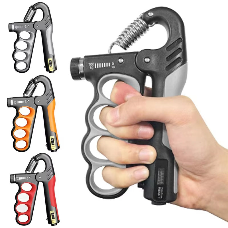 Adjustable Hand Grip Strengthener | 5-100kg Wrist & Forearm Trainer