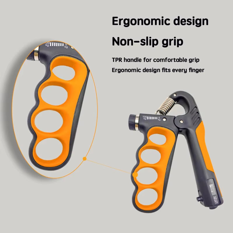 Adjustable Hand Grip Strengthener | 5-100kg Wrist & Forearm Trainer