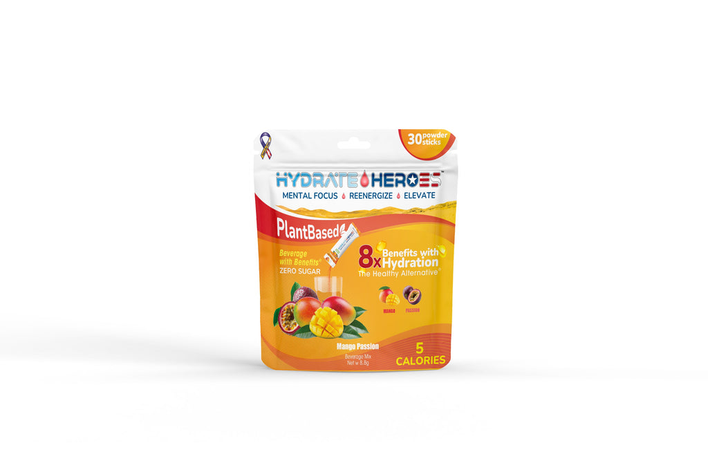 Artisan Berry 24 Mushroom Infused Clean Hydration Powder Sticks | Energy & Focus