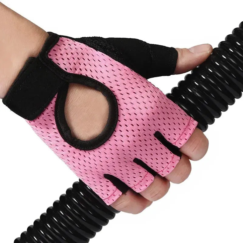 Half-Finger Workout Gloves | Grip & Protection for Weightlifting & CrossFit