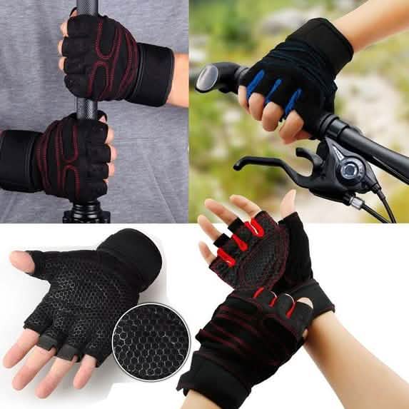 Anti-Slip Gym Gloves | Weight Lifting & Fitness Grip Gloves