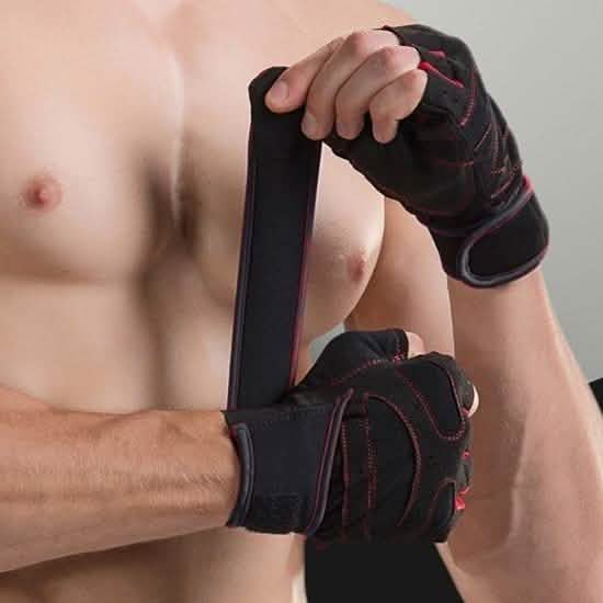Anti-Slip Gym Gloves | Weight Lifting & Fitness Grip Gloves