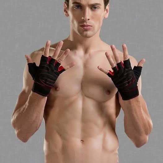 Anti-Slip Gym Gloves | Weight Lifting & Fitness Grip Gloves